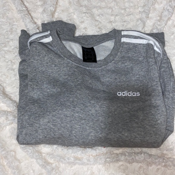 adidas Sweaters - Adidas gray crew neck